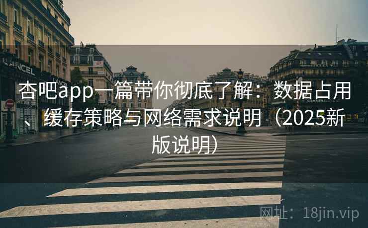 杏吧app一篇带你彻底了解：数据占用、缓存策略与网络需求说明（2025新版说明）