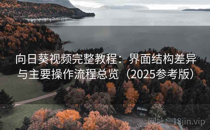 向日葵视频完整教程：界面结构差异与主要操作流程总览（2025参考版）