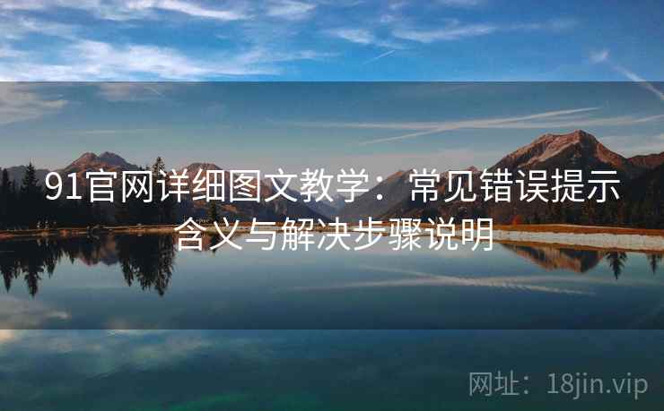 91官网详细图文教学：常见错误提示含义与解决步骤说明