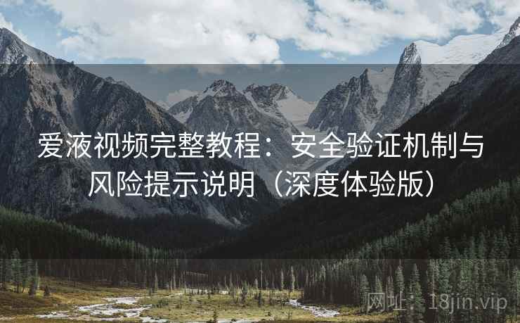 爱液视频完整教程：安全验证机制与风险提示说明（深度体验版）