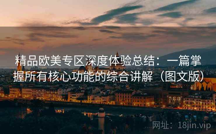 精品欧美专区深度体验总结：一篇掌握所有核心功能的综合讲解（图文版）