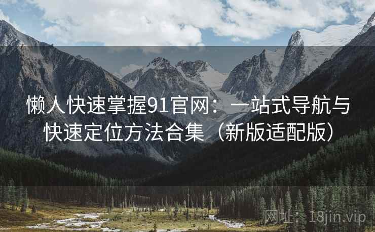 懒人快速掌握91官网：一站式导航与快速定位方法合集（新版适配版）  第2张