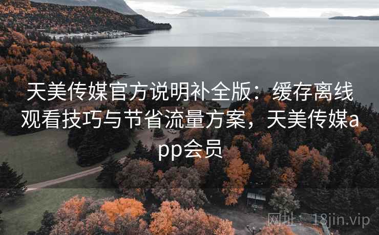 天美传媒官方说明补全版：缓存离线观看技巧与节省流量方案，天美传媒app会员