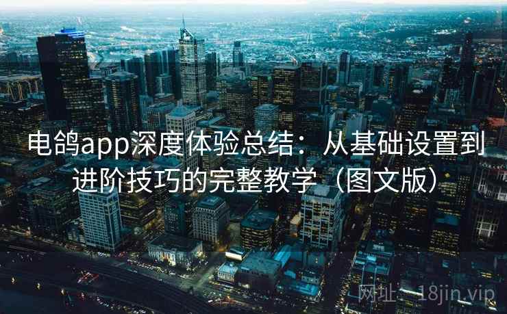 电鸽app深度体验总结：从基础设置到进阶技巧的完整教学（图文版）  第2张
