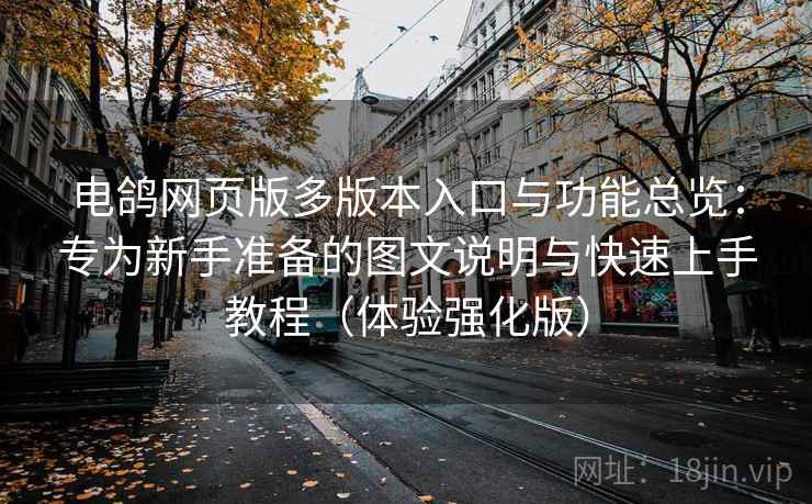 电鸽网页版多版本入口与功能总览：专为新手准备的图文说明与快速上手教程（体验强化版）