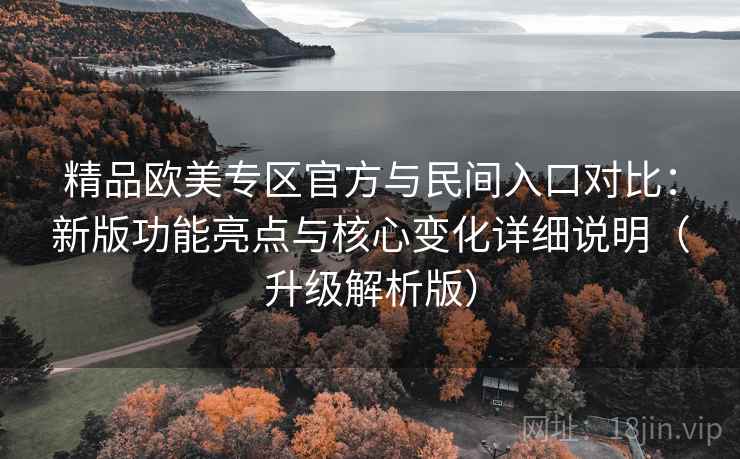 精品欧美专区官方与民间入口对比：新版功能亮点与核心变化详细说明（升级解析版）  第2张