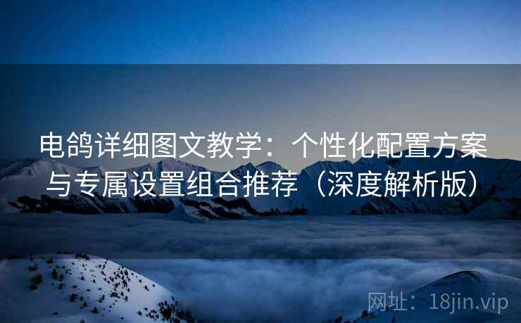 电鸽详细图文教学:个性化配置方案与专属设置组合推荐(深度解析版)