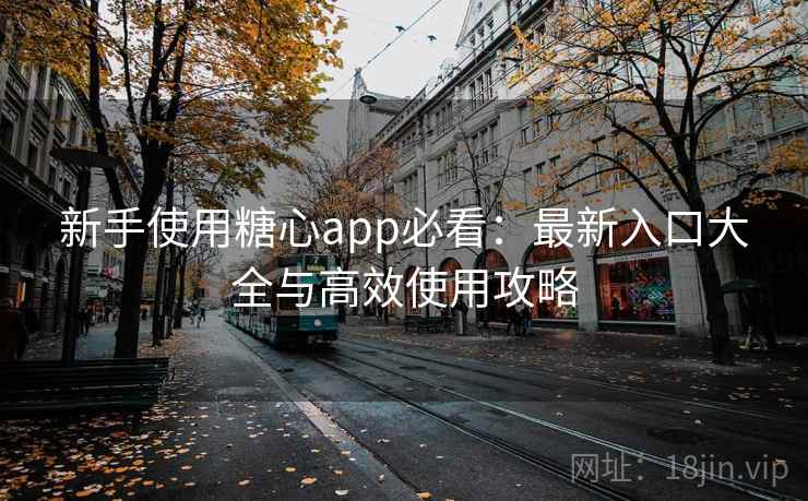 新手使用糖心app必看:最新入口大全与高效使用攻略
